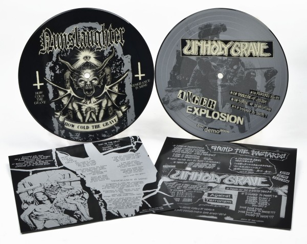 NUNSLAUGHTER / UNHOLY GRAVE - Split 7"